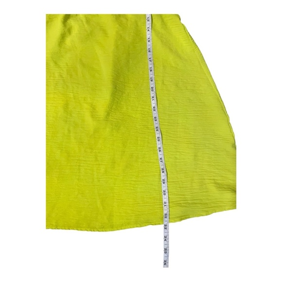 Derek Heart Summer Neon Lime Green Mini Dress - Picture 11 of 11